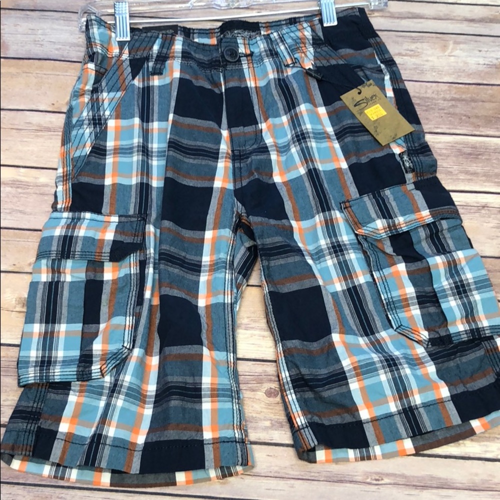 Silver jeans shorts